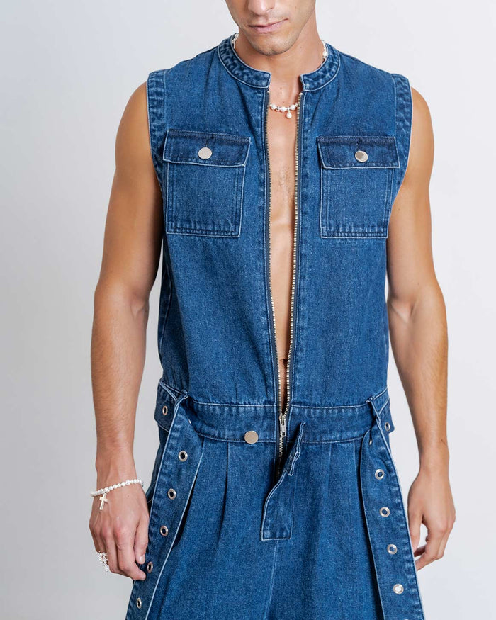 Walker Denim Jumpsuit