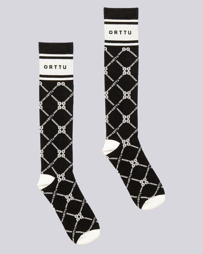 Monogram Socks Black