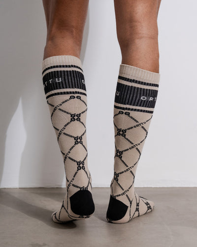 Monogram Socks Sand