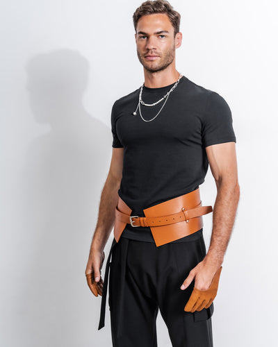 Autograph Leather Corset Belt